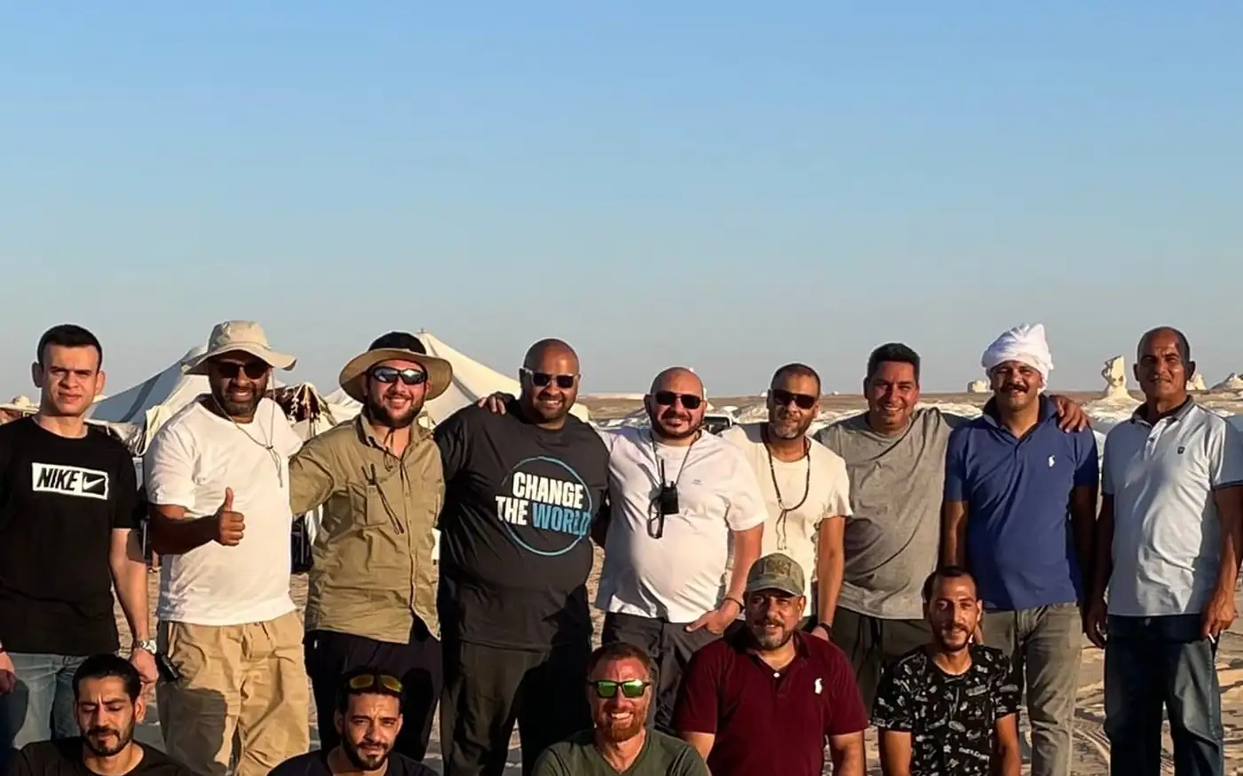 Filmedia crew on Wicked: For Good in Egypt